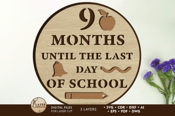 Back to School Round Decor Wall Panel: A Creative Solution for Modern Makers