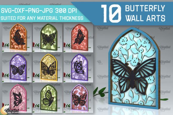 Butterfly Wall Art Laser Cut Bundle: A Creative Solution for Your Space