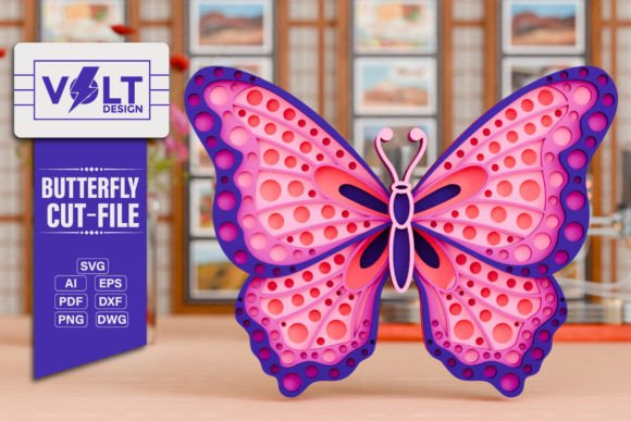 Colorful Butterfly SVG Crafting Design: A Creative Gateway for Artists and Enthusiasts