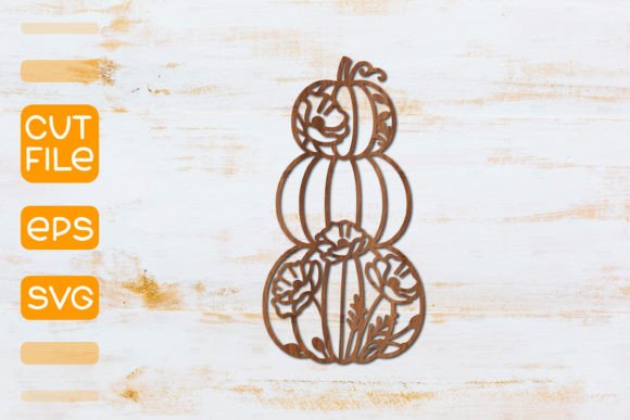 Floral Pumpkin Laser Cut SVG: A Creative Tool for Autumn Projects