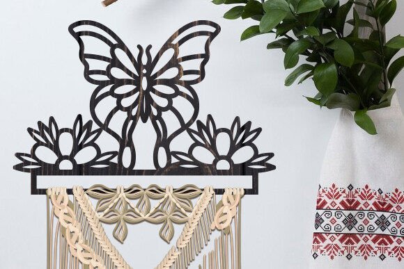 Laser Cut Butterfly Hanger Macrame Svg: A Creative Guide for Artisans and Crafters