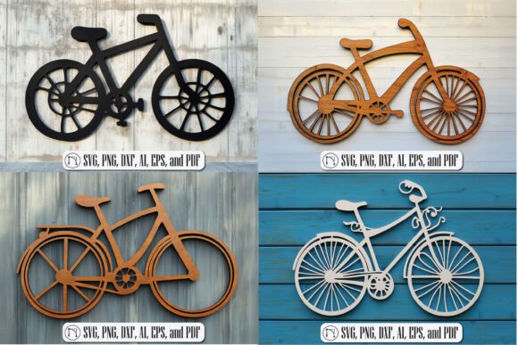 Laser-Cut Wall Panel Bicycle Bundle: A Creative and Elegant Design Solution