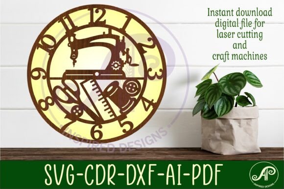 Sewing Clock Wall Clock Laser Cut Files: A Strategic Tool for Creative and Business Projects