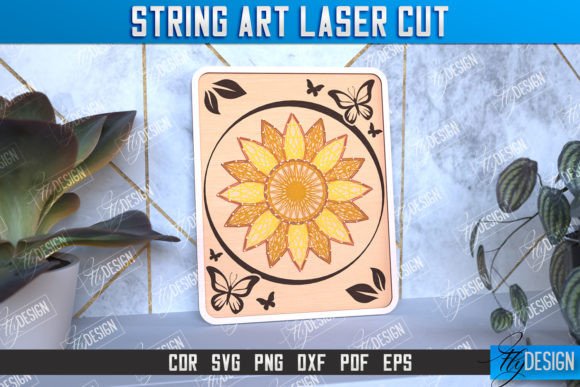 String Art Sunflower Paintings Threads: A Creative Fusion of Craft and Technology