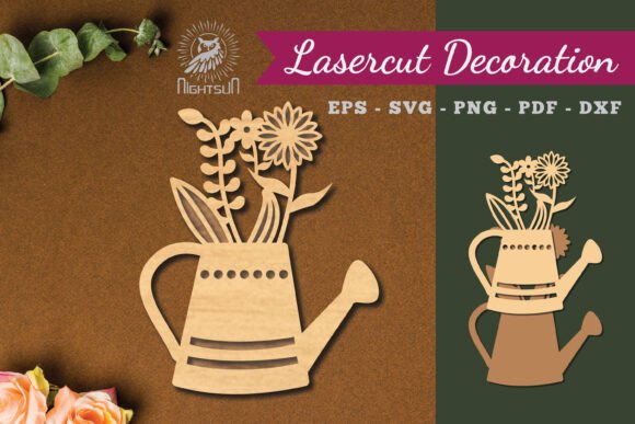 Watering Can Flowers Laser Cut: A Creative Tool for Modern Crafters