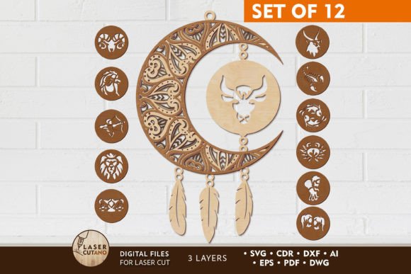 Zodiac Dream Catcher Bundle Wall Panels